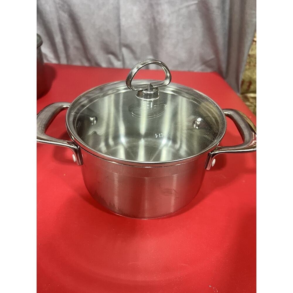 Chantal 2-Quart Soup Pot Induction 21 Steel Cookware SLIN32-160